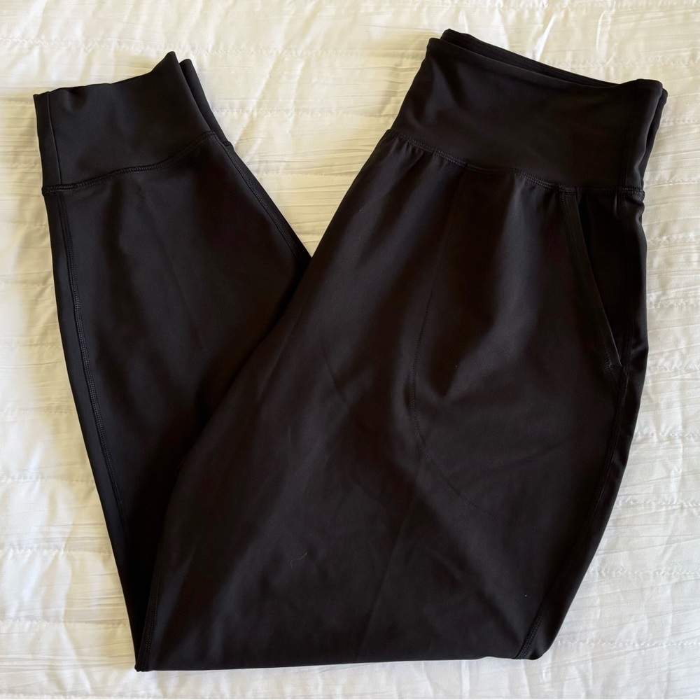 Old Navy Powersoft High-Rise Jogger with Pockets Go-Dry Active Black Large
